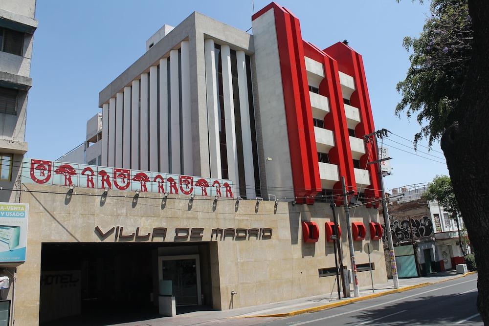 Hotel Villa De Madrid メキシコシティ エクステリア 写真